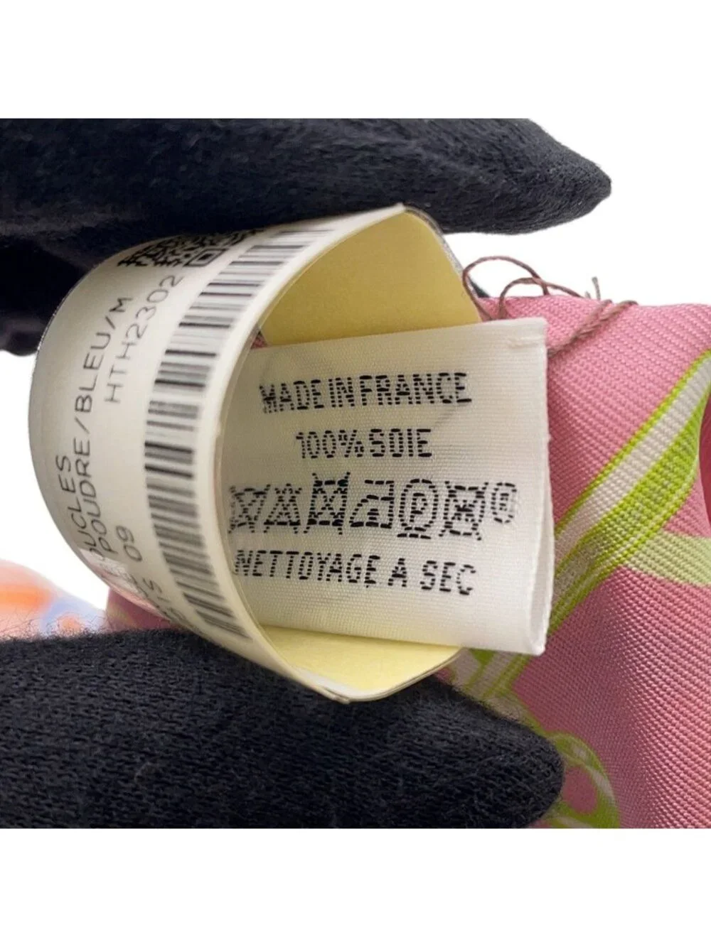 Hermes Scarf Re Boucles Silk